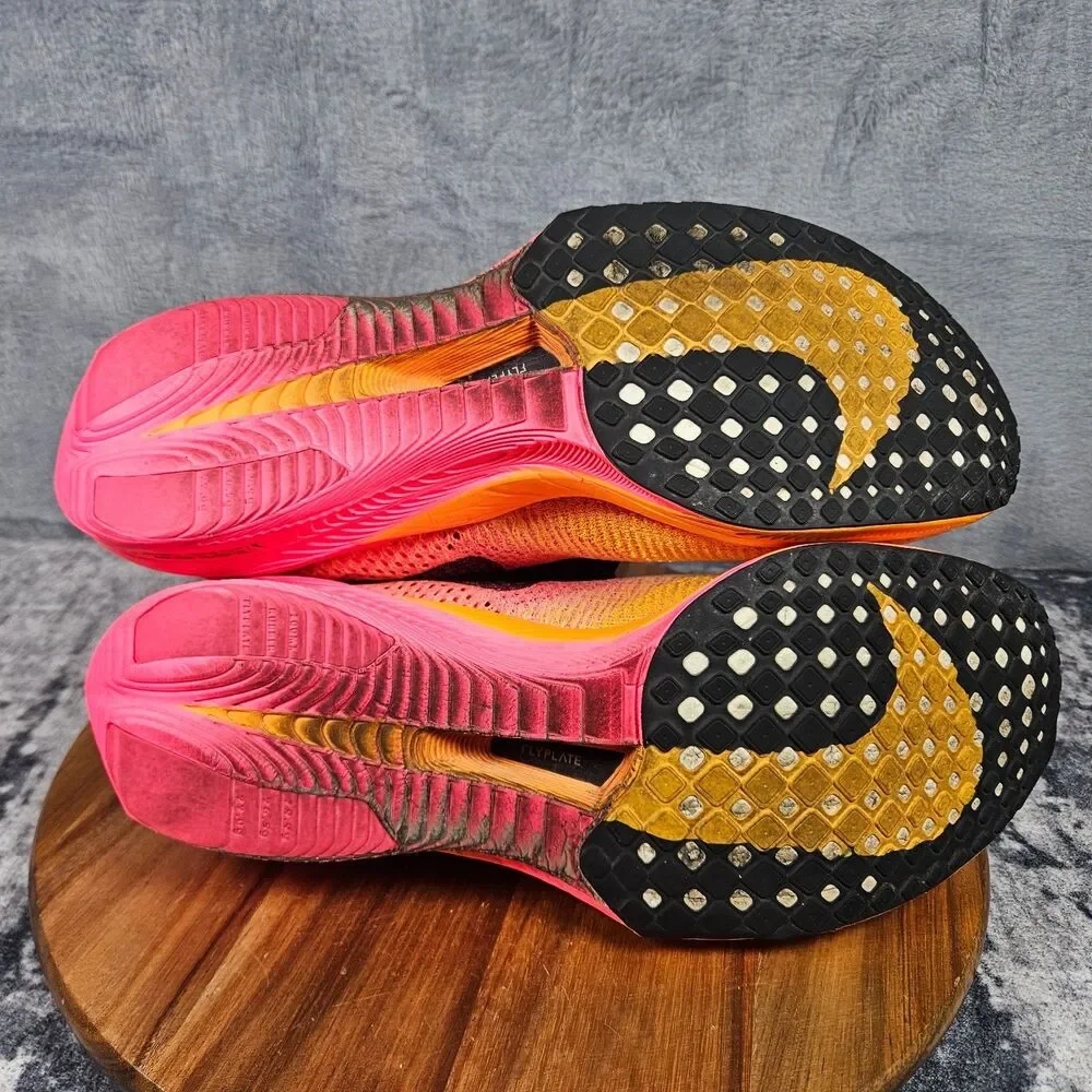Nike ZoomX VaporFly Next% 3 Shoes Mens Size 12 Pink Athletic Running Sneakers